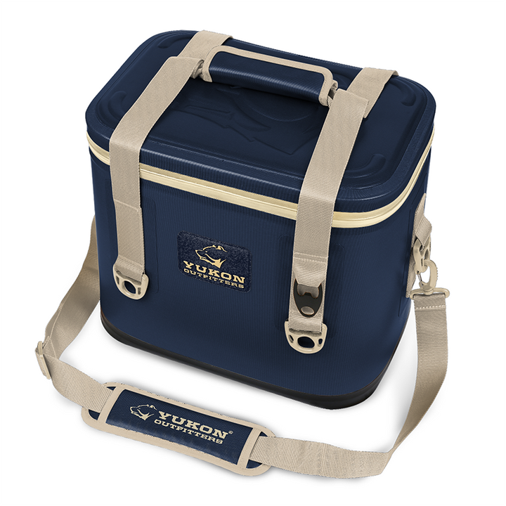 30 Can Tech Cooler (Navy/Tan)